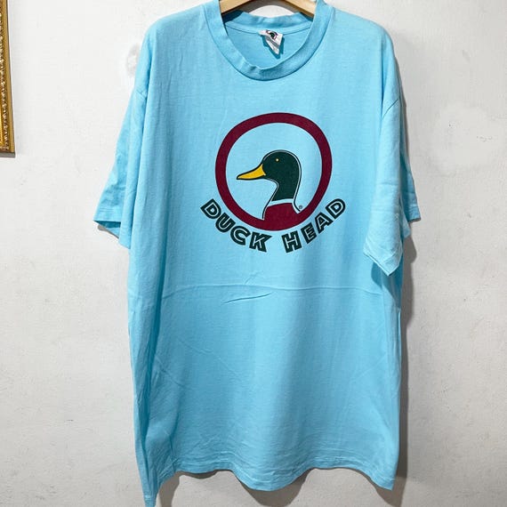 Vintage 90s Duck Head T-shirt Size XL - Etsy