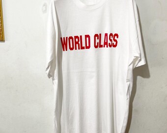 Vintage World Class Father Graphic T Shirt Mens L / Father