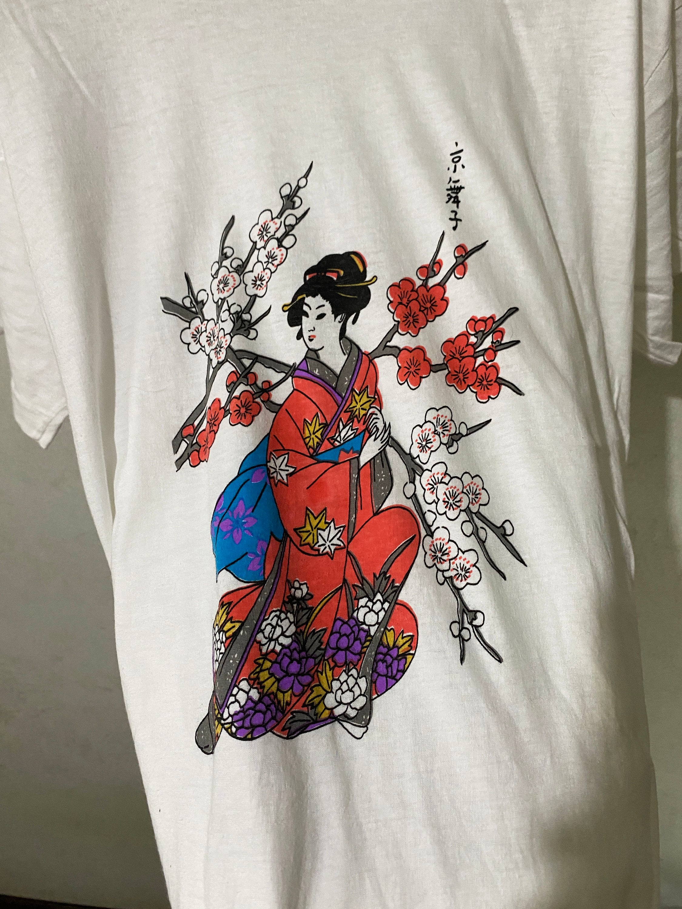 Vintage 90s Geisha Japanese Souvenir T-shirt Size S - Etsy Ireland
