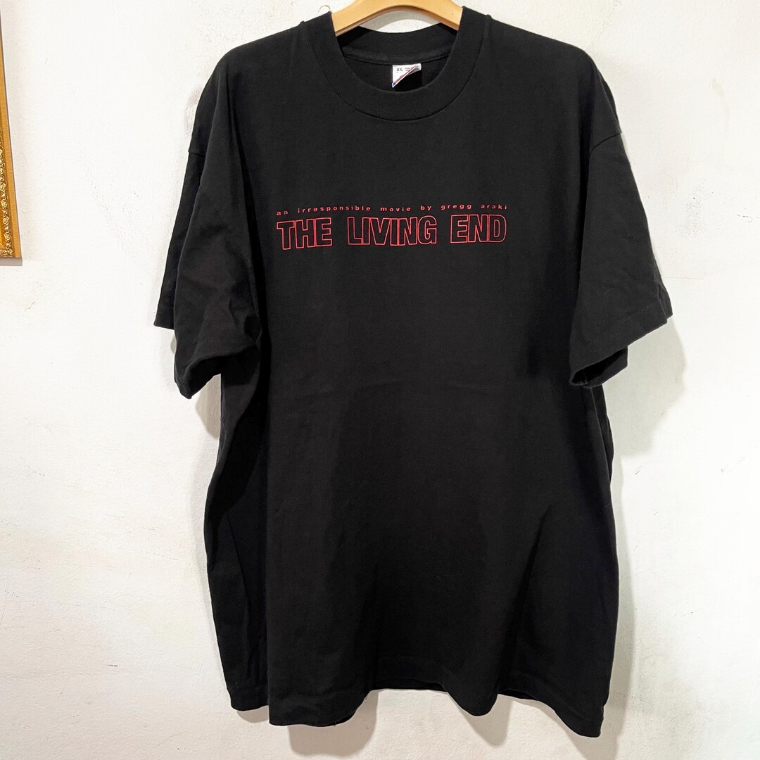 ARCHIVE LIFE WORLD WIDE Tシャツ　ブラック　レッド XS il_1080xN.7653339964_op83.jpg