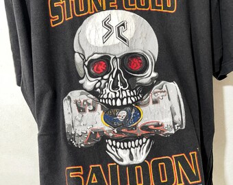 Vintage 90s Stone Cold WWF T-shirt Size L–XL - Etsy