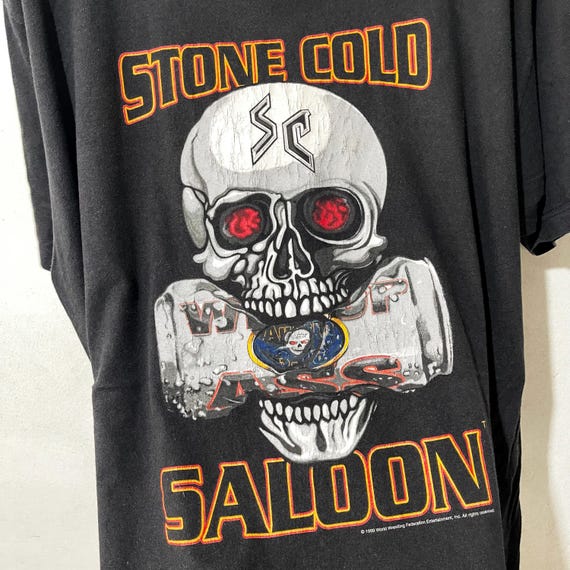 Vintage 90s Stone Cold WWF T-shirt Size L–XL - Etsy