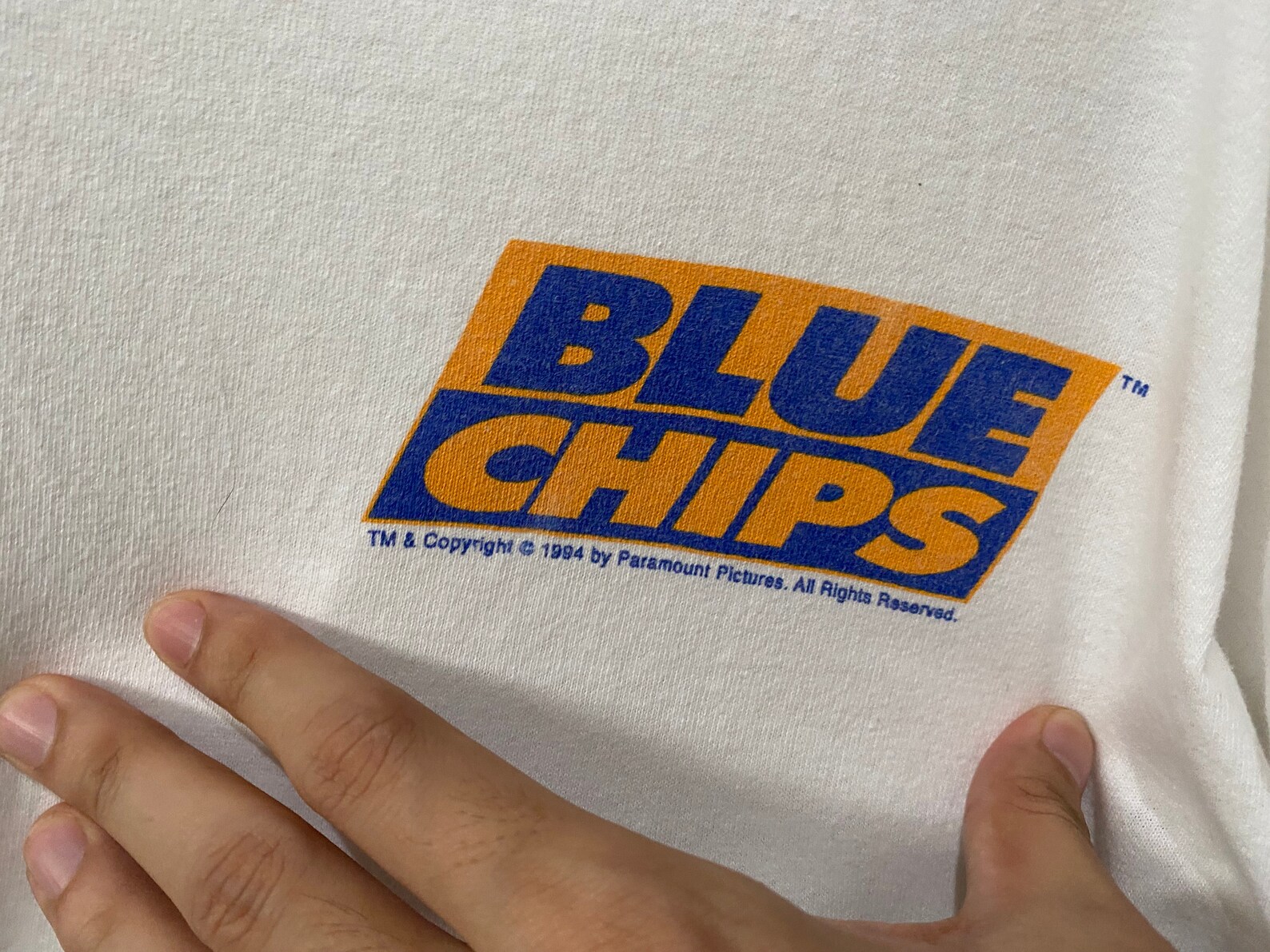 Vintage 90s Blue Chips Movie Promo Shirt Size XL Etsy