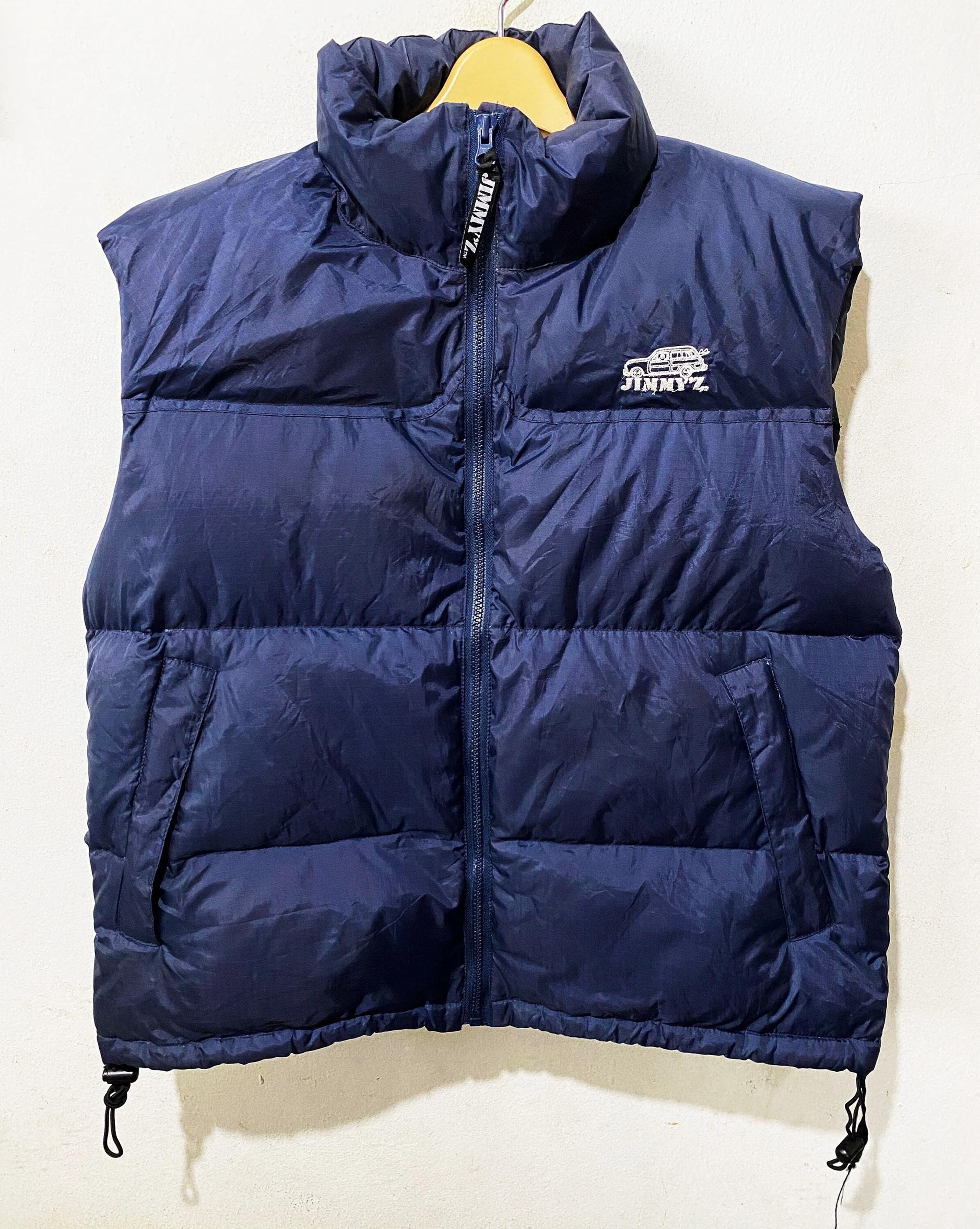 Vintage 90s Jimmy Z Puffer Vests Jacket Size S-M - Etsy