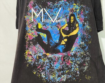 Milli Vanilli ミリ ヴァニリ 90s VINTAGE Tシャツ Vintage 90s Milli Vanilli T-shirt Size XL - Etsy