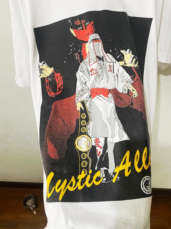 Vintage 90s Keiji Muto Japan Pro Wrestling T-shirt Size L - Etsy