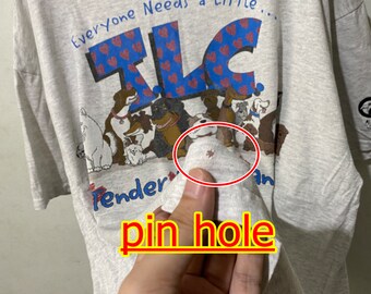 Vintage 90s Dog T-shirt TLC “tender Loving Canine's” Graphic