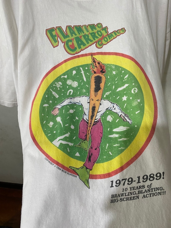 Vintage 1989 Flaming Carrot Comics T-shirt Size XL - Etsy
