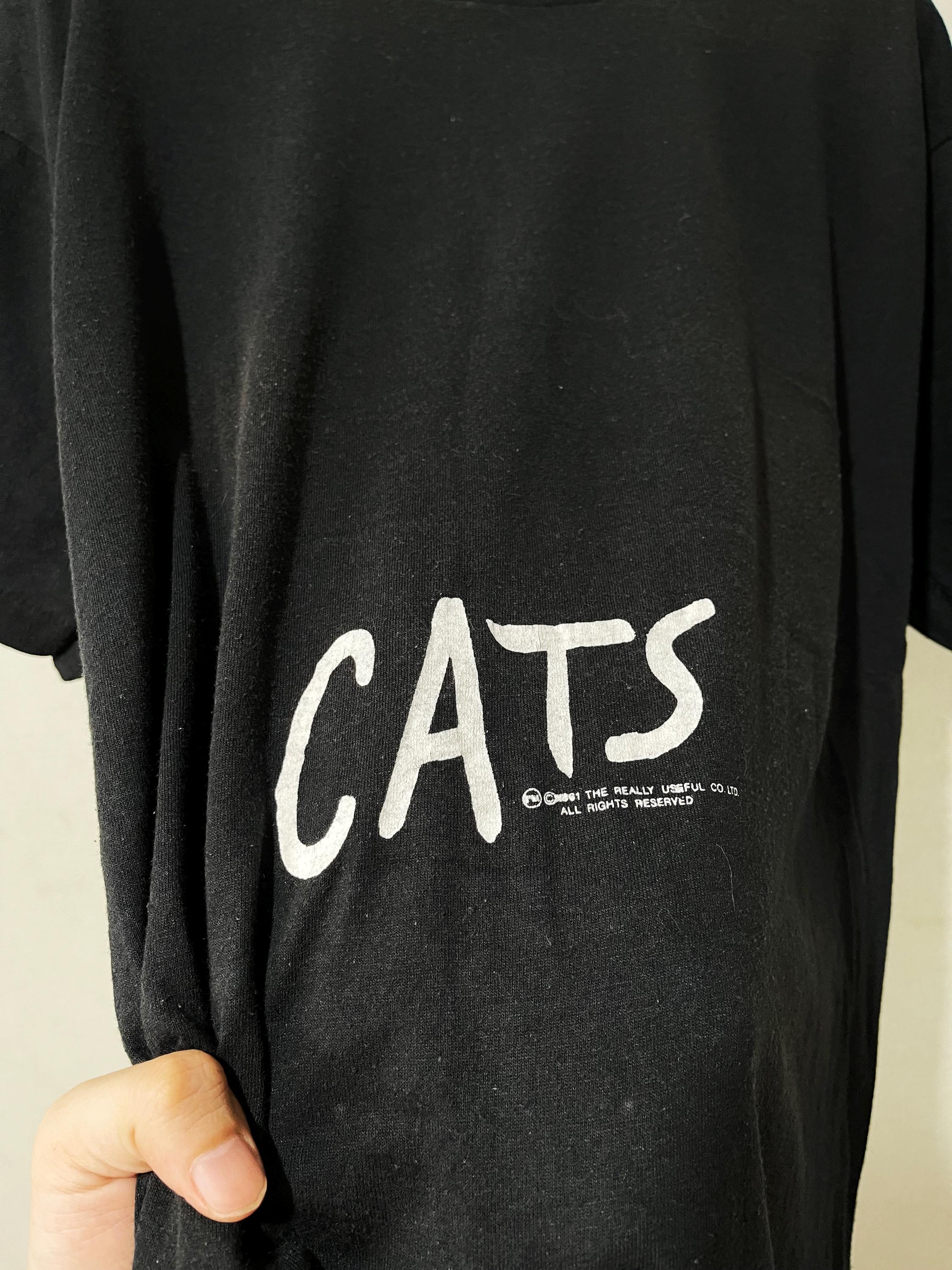 Vintage 1981 Cats Andrew Lloyd Webber T-shirt Size L - Etsy