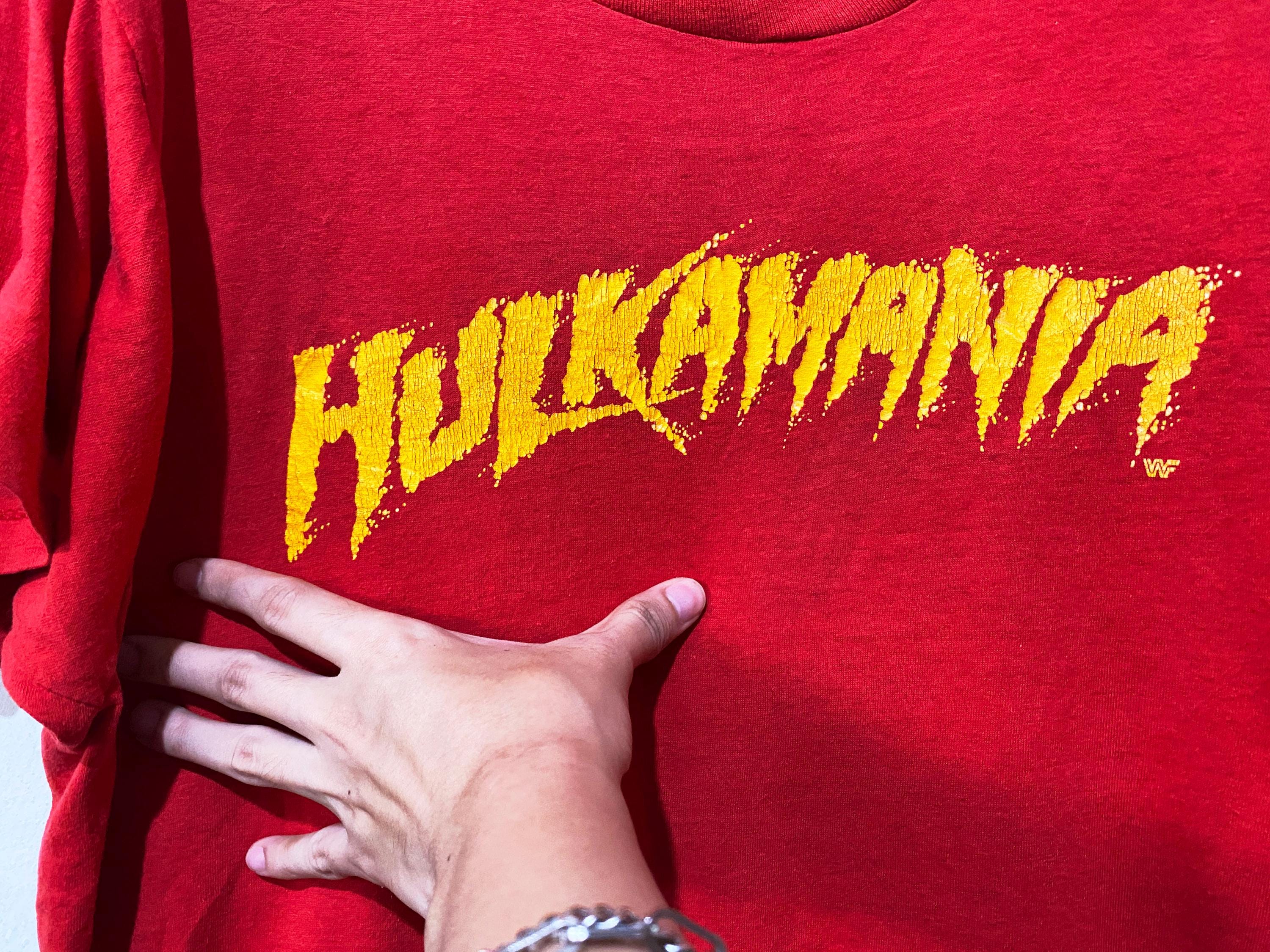 ヴィンテージ 80年代 ハルク・ホーガン ハルカマニア WWF Tシャツ 