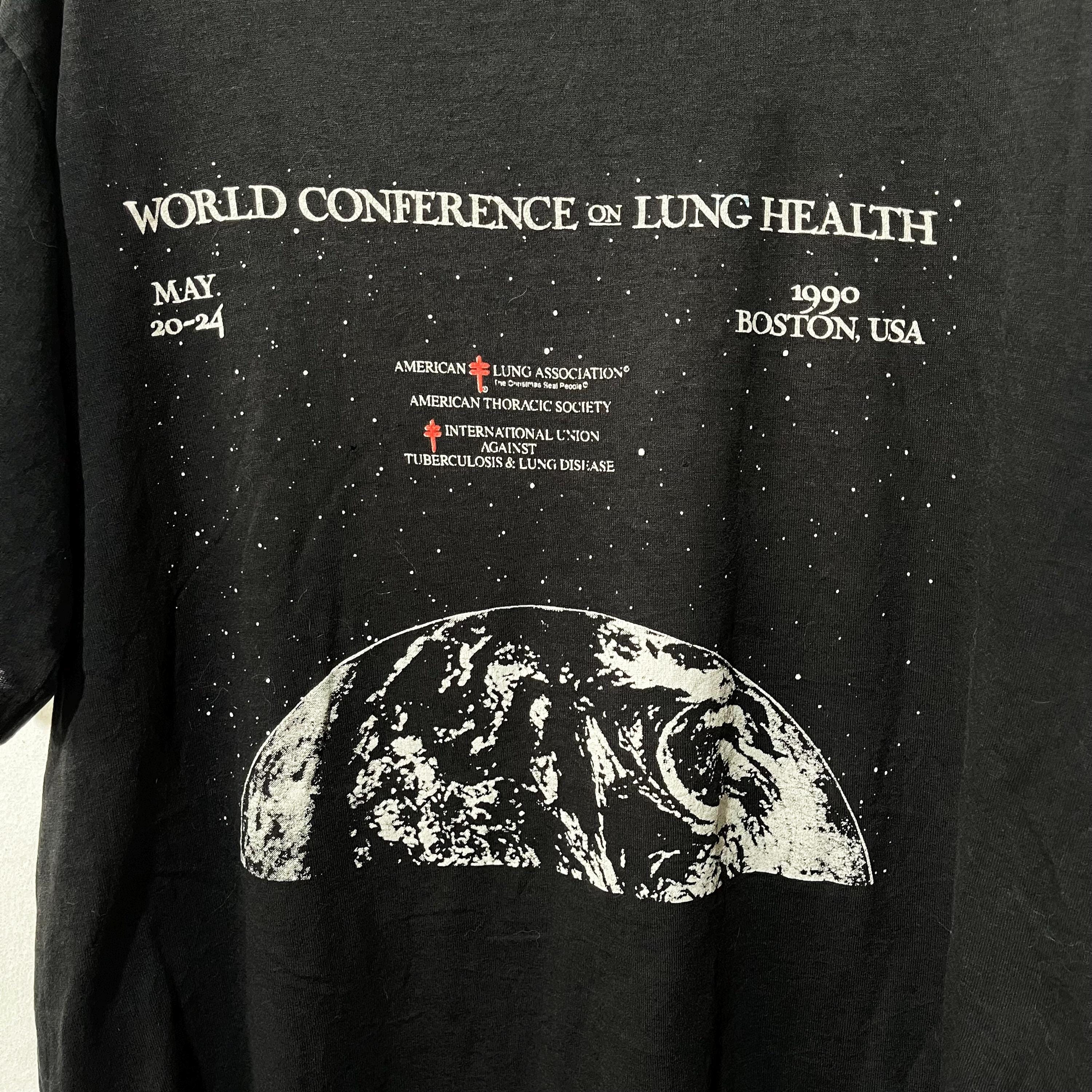 Vintage 1990 Earth Day T-shirt Boston Planet Earth Graphic Tee