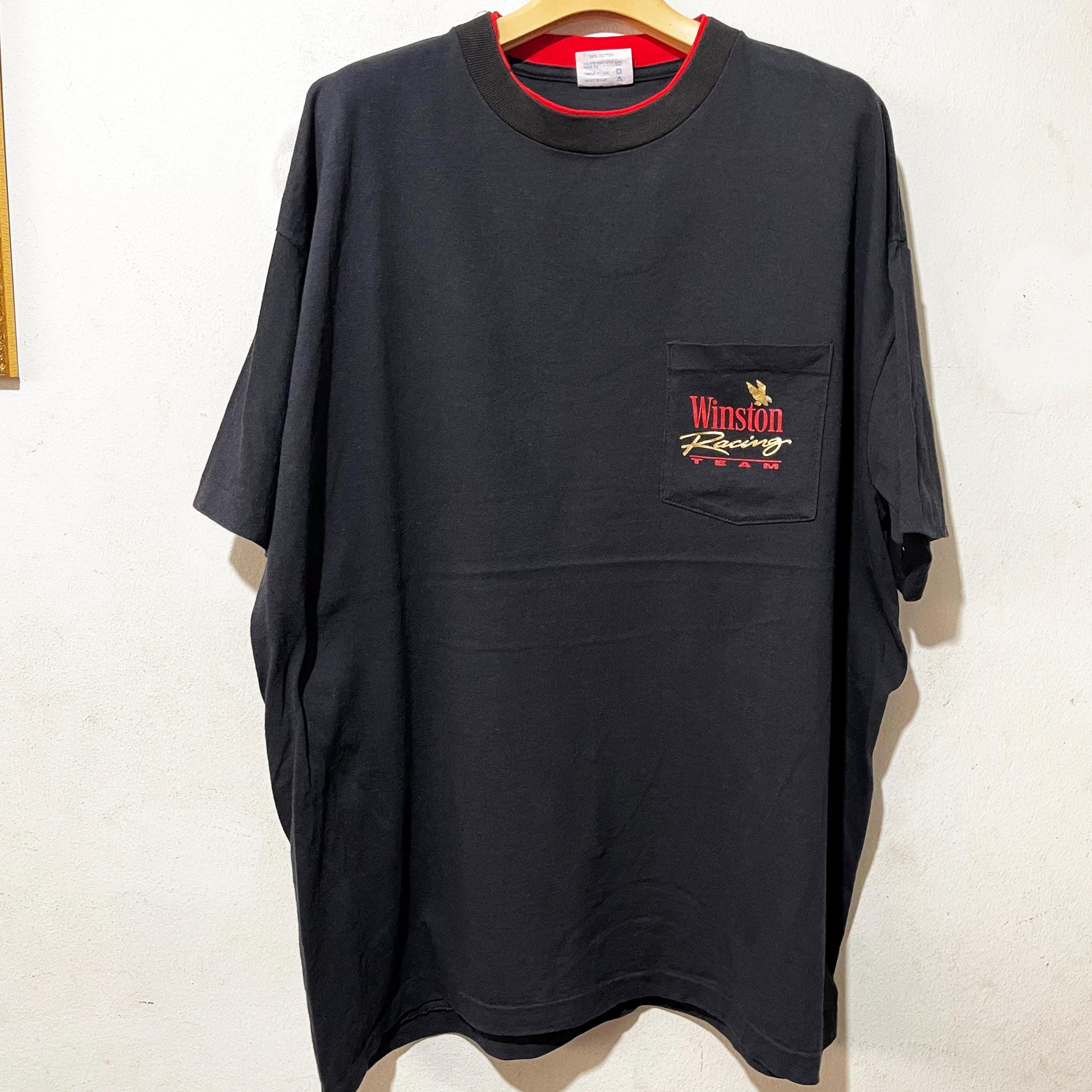 ヴィンテージ 90年代 ウィンストン レーシング チーム ポケットTシャツ 