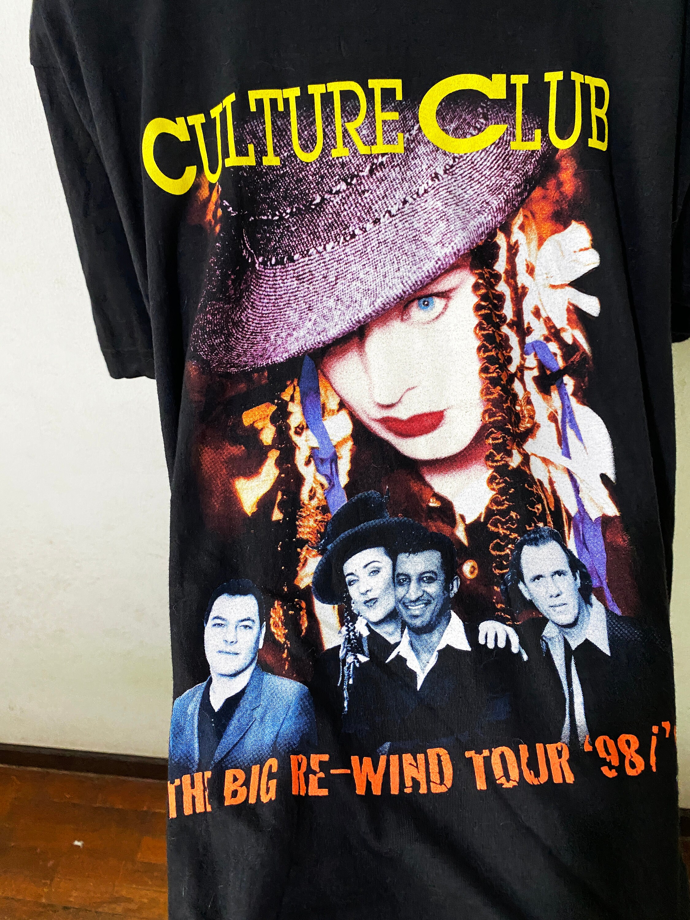 CultureClub　'98 VINTAGE Vintage 1998 Culture Club Shirt Size M Vintage New Wave Band