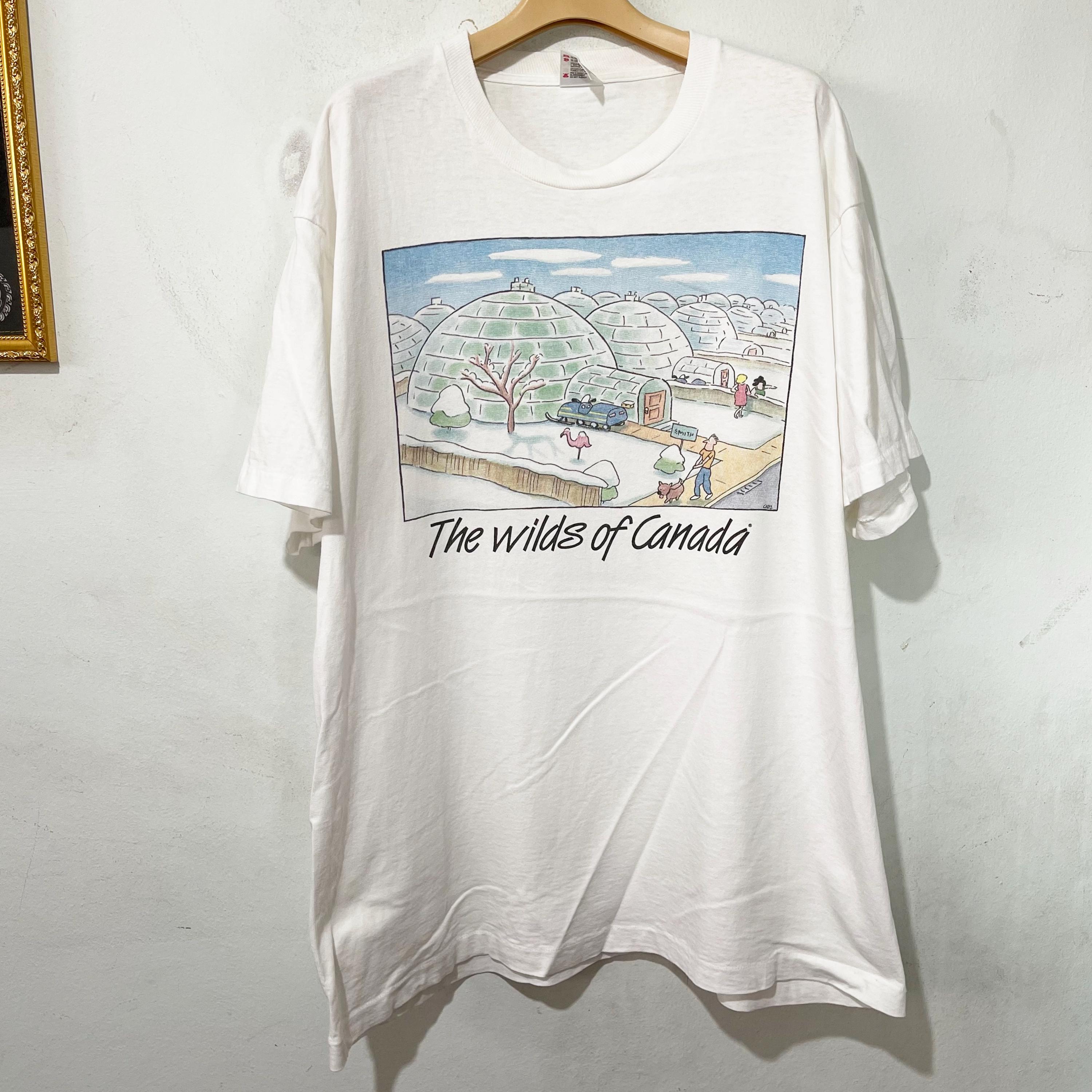 専用90svintage USA製 Gallery  ART Tee Vintage 90s the Wilds of Canada T-shirt Size XL - Etsy