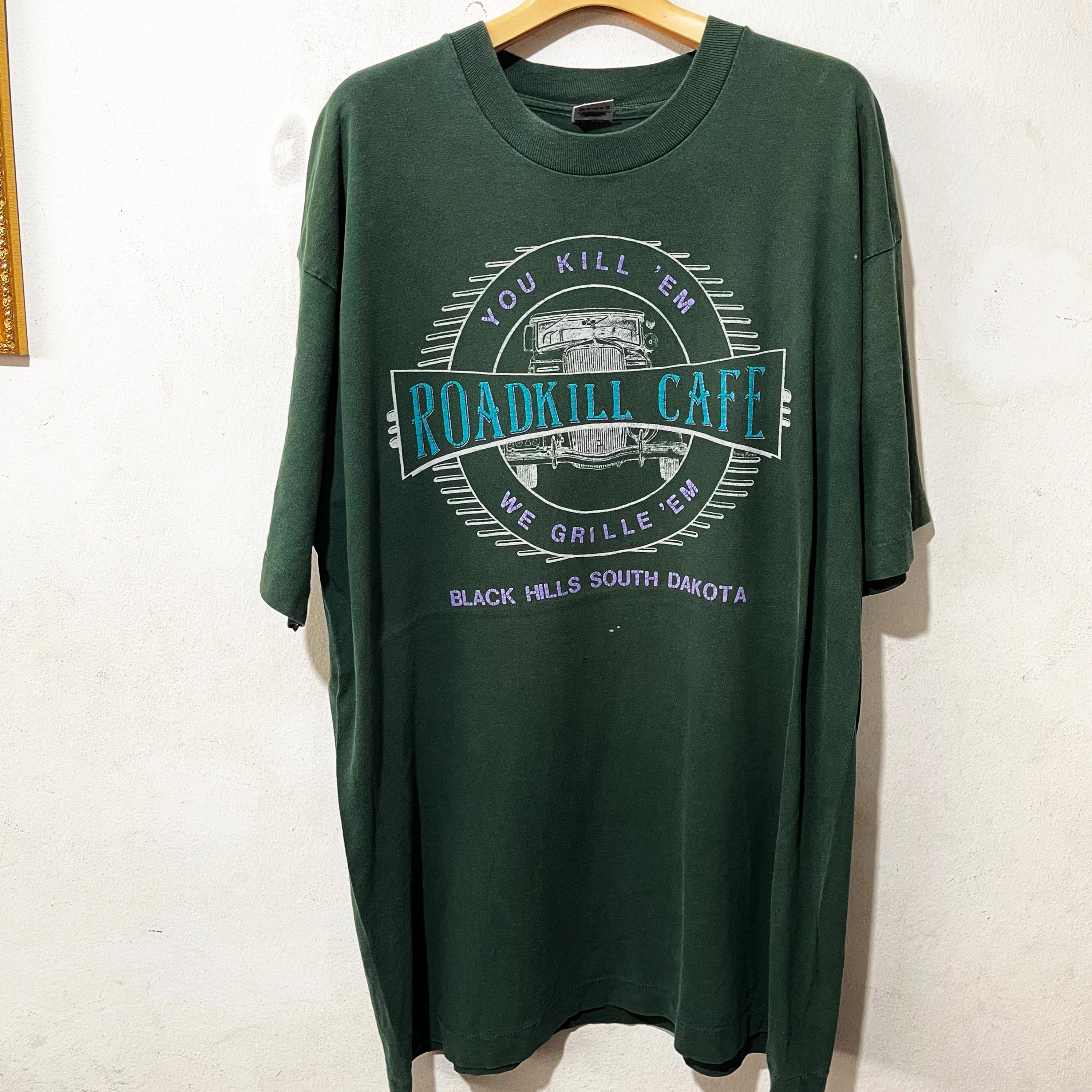 Vintage 90s Road Kill Cafe T-shirt Size XL - Etsy