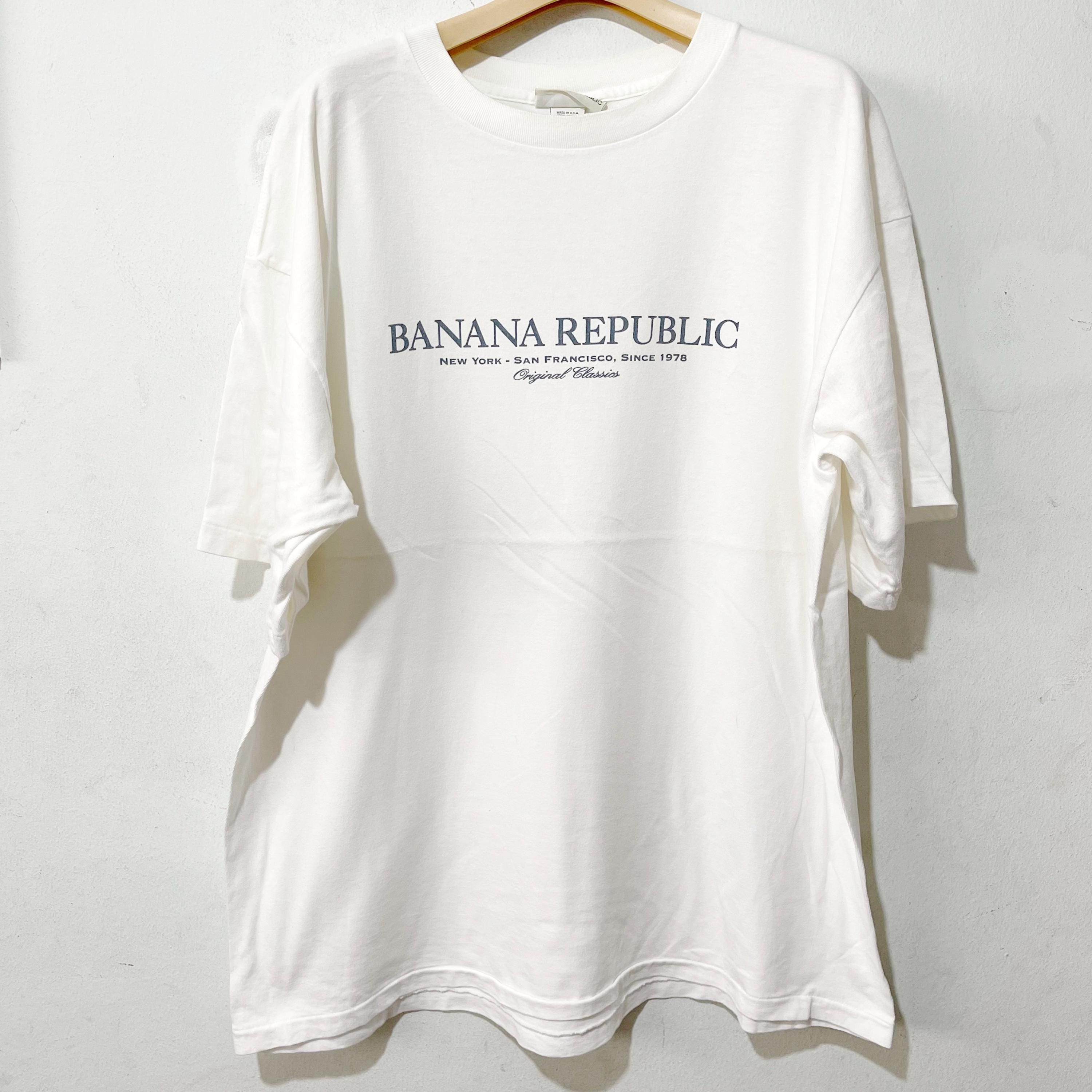 【激レア】BANANA REPUBLIC ヴィンテージシャツ 80s バナナリパブリック 長袖 シャンブレー シャツ メンズ S