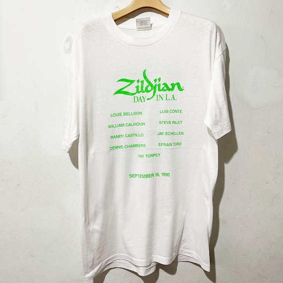 Vintage 90s Zildjian the Only Serious Choice T-shirt Size L - Etsy