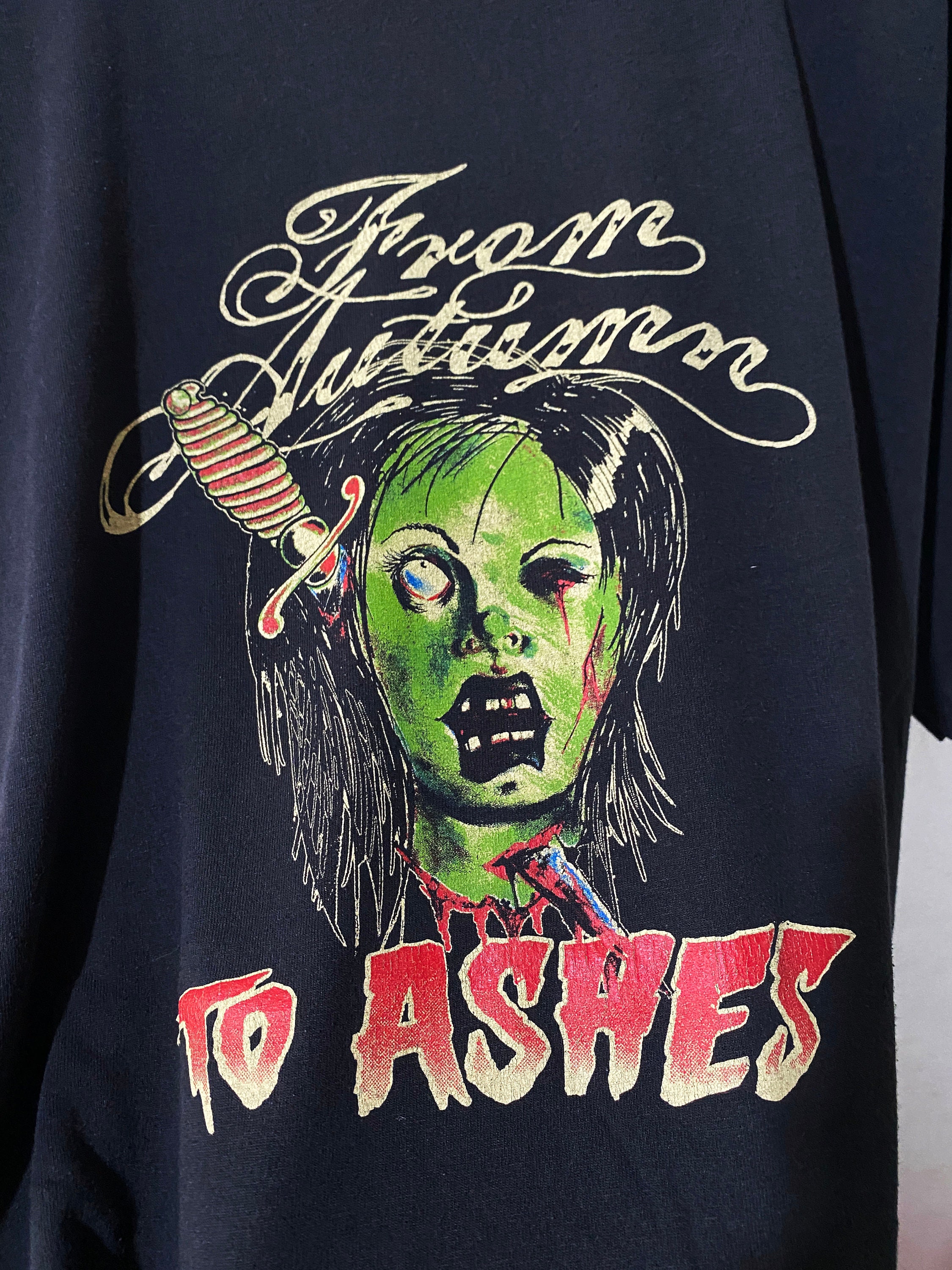 Vintage 2000s From Autumn to Ashes NYC Post Hardcore T-shirt Size