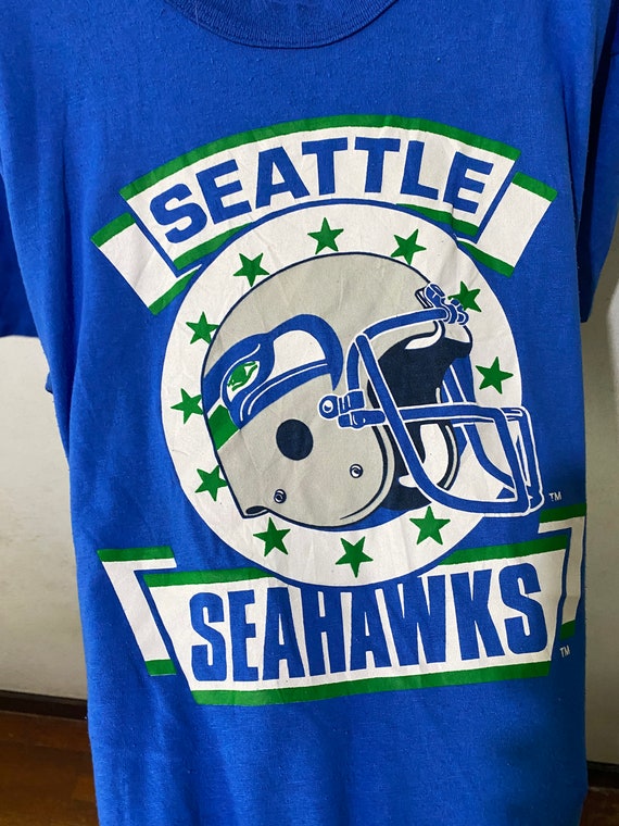 NFL シアトル・シーホークス フットボールTシャツ 90s USA製 Reebok NFL Tシャツ シアトル・シーホークス ネイビー 2XL - メルカリ