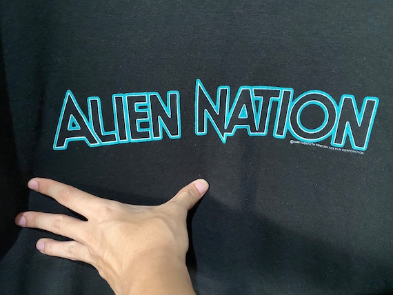 Vintage 1988 Alien Nation T-shirt Size L - Etsy Hong Kong