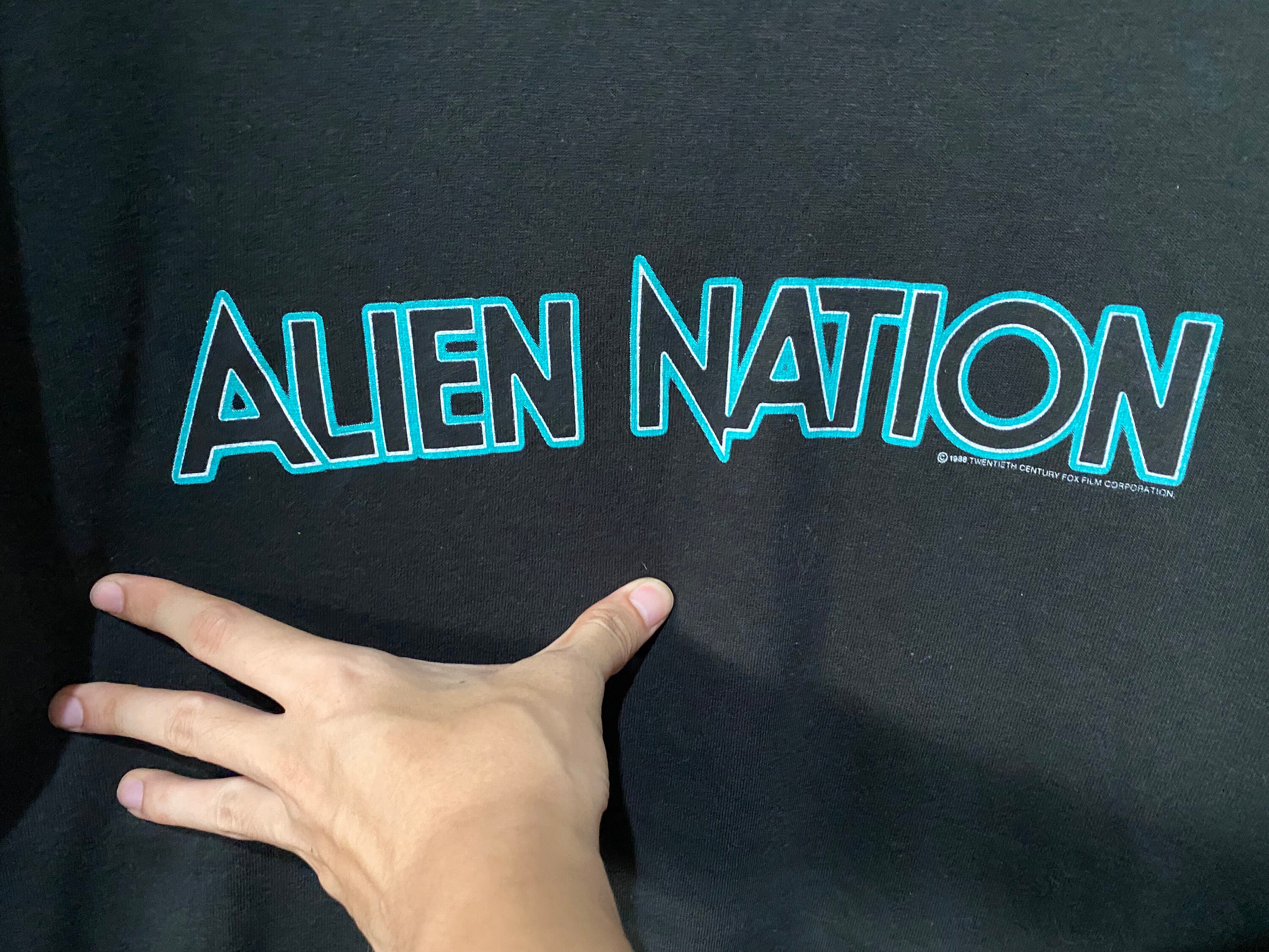 Vintage 1988 Alien Nation T-shirt Size L - Etsy Hong Kong