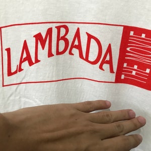Vintage 90s Lambada Movie Promo Shirt Size XL image 2