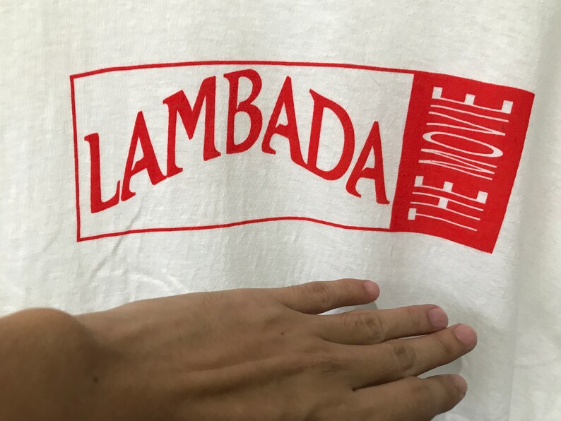 Vintage 90s Lambada Movie Promo Shirt Size XL image 2