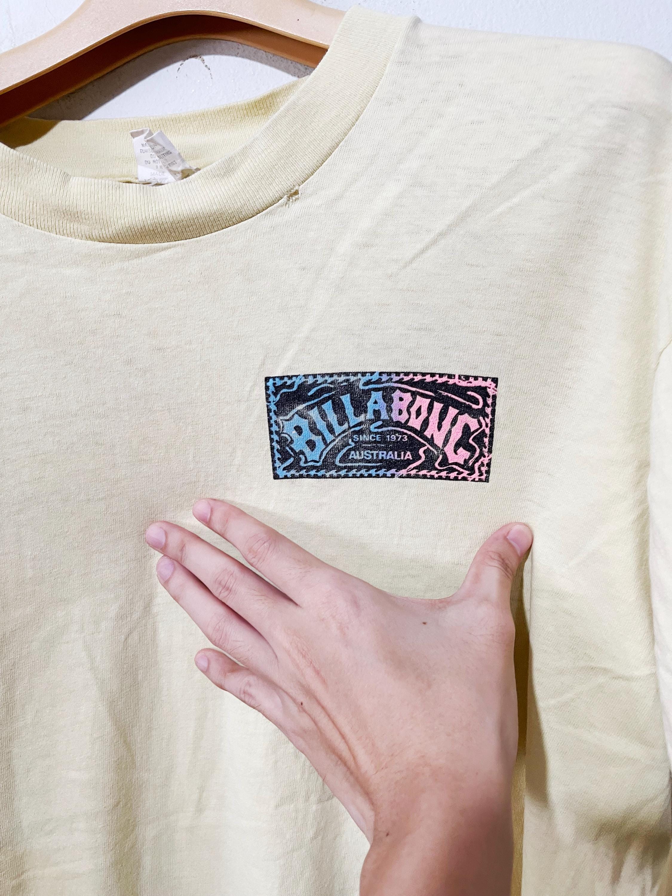 Vintage 90s Billabong Surf T-shirt Size L - Etsy