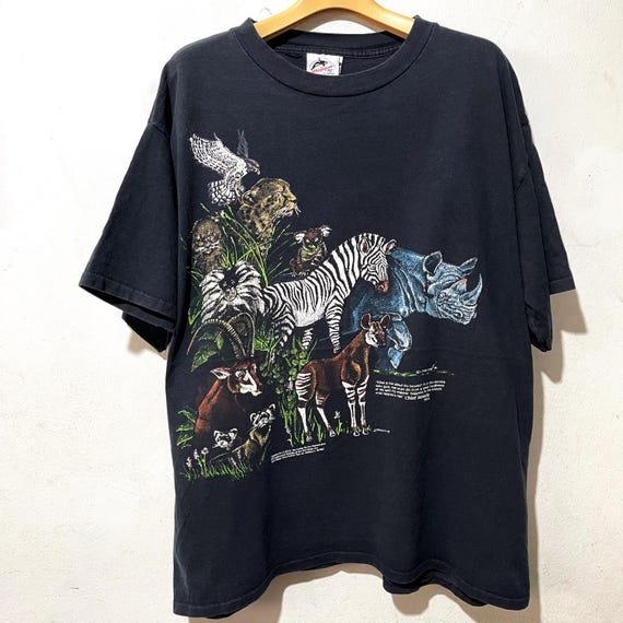 Vintage 90s San Diego Zoo T-shirt Size XL - Etsy