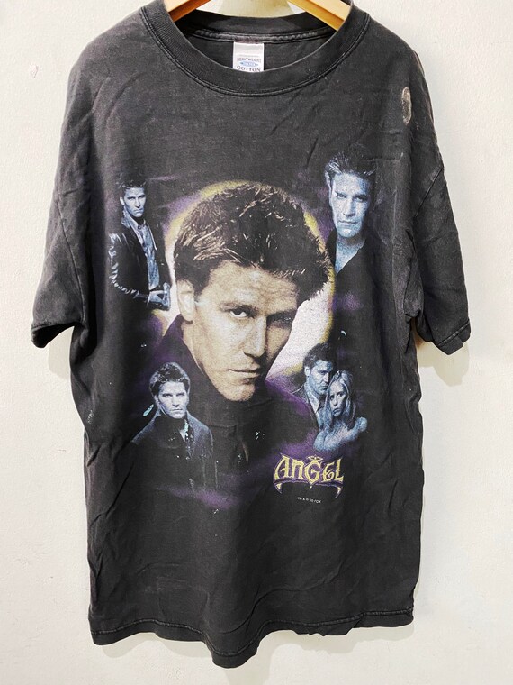 Vintage Buffy The Vampire Slayer Shirt Maat L Gratis verzending Kleding Gender-neutrale kleding volwassenen Tops & T-shirts T-shirts T-shirts met print 