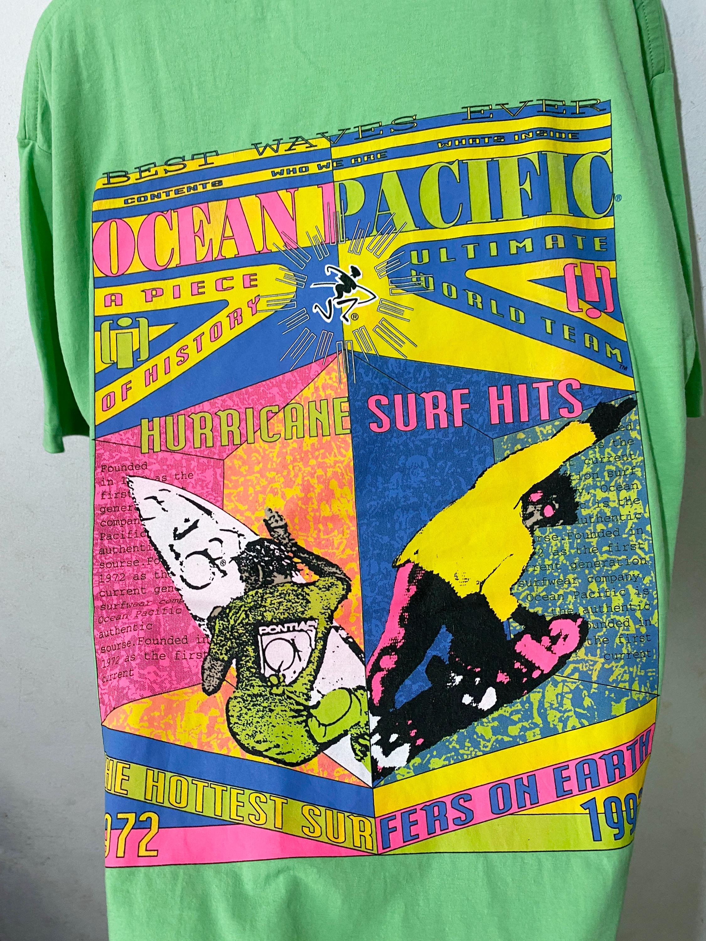 Vintage 1992 Ocean Pacific OP T-shirt Surf Skate Graphic Tee