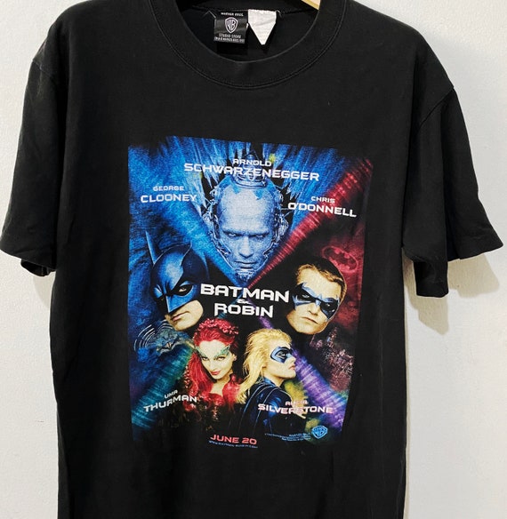 Vintage 90s Batman and Robin Movie Promo Shirt Size M - Etsy Singapore