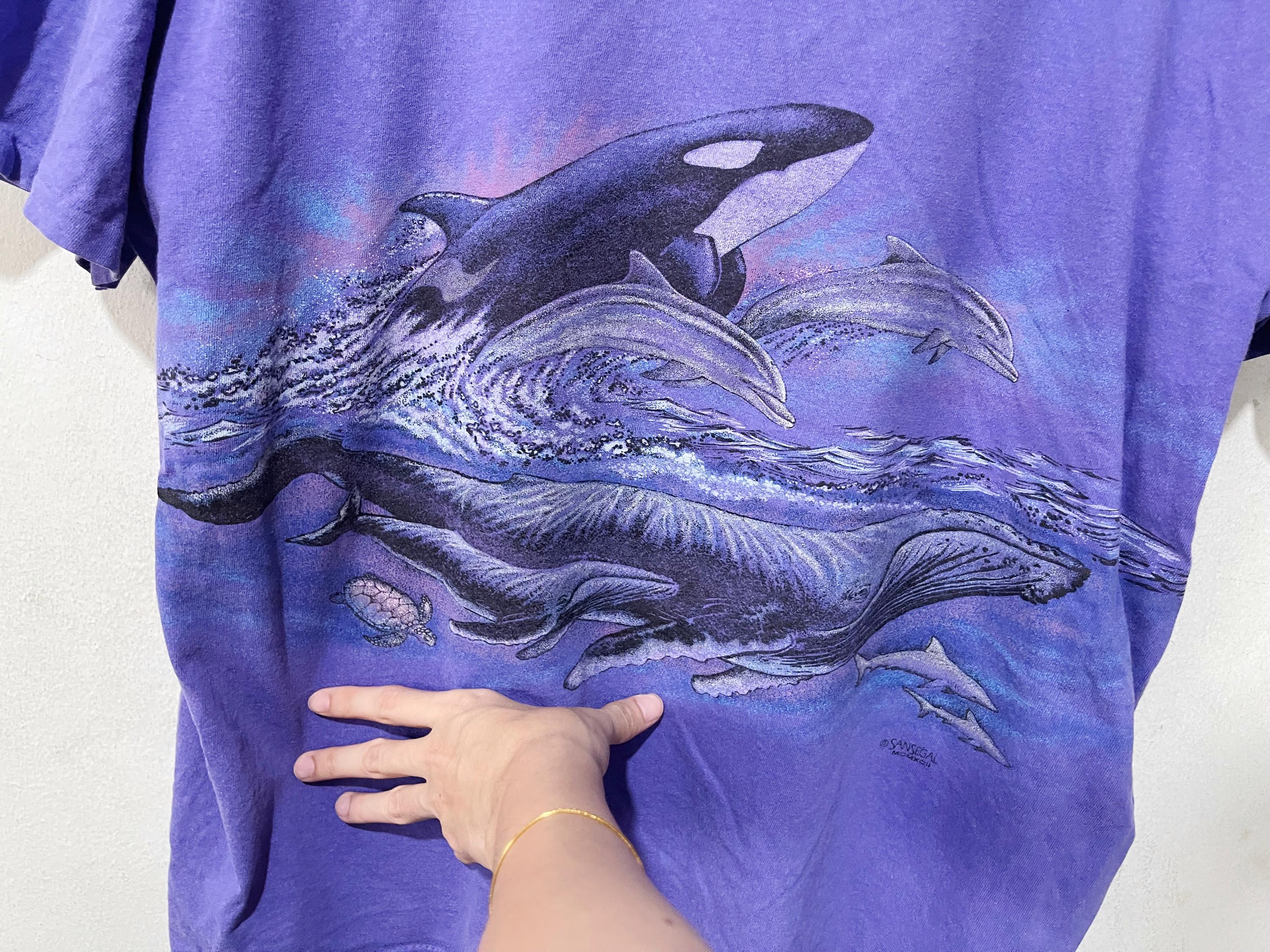Vintage 90s Dolphin Sea World Ocean T-shirt Size XL - Etsy