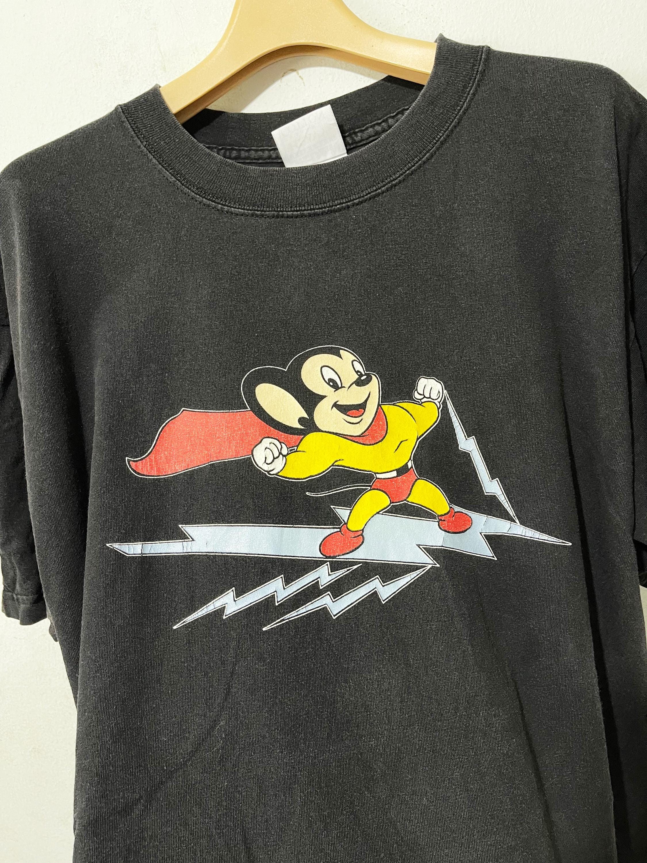 Vintage Mighty Mouse T-shirt Size L - Etsy