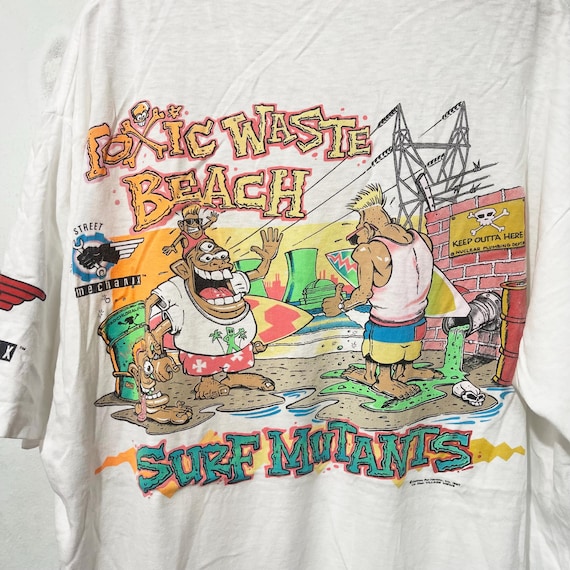 Vintage 80s Surf Mutants T-shirt Size XL - Etsy