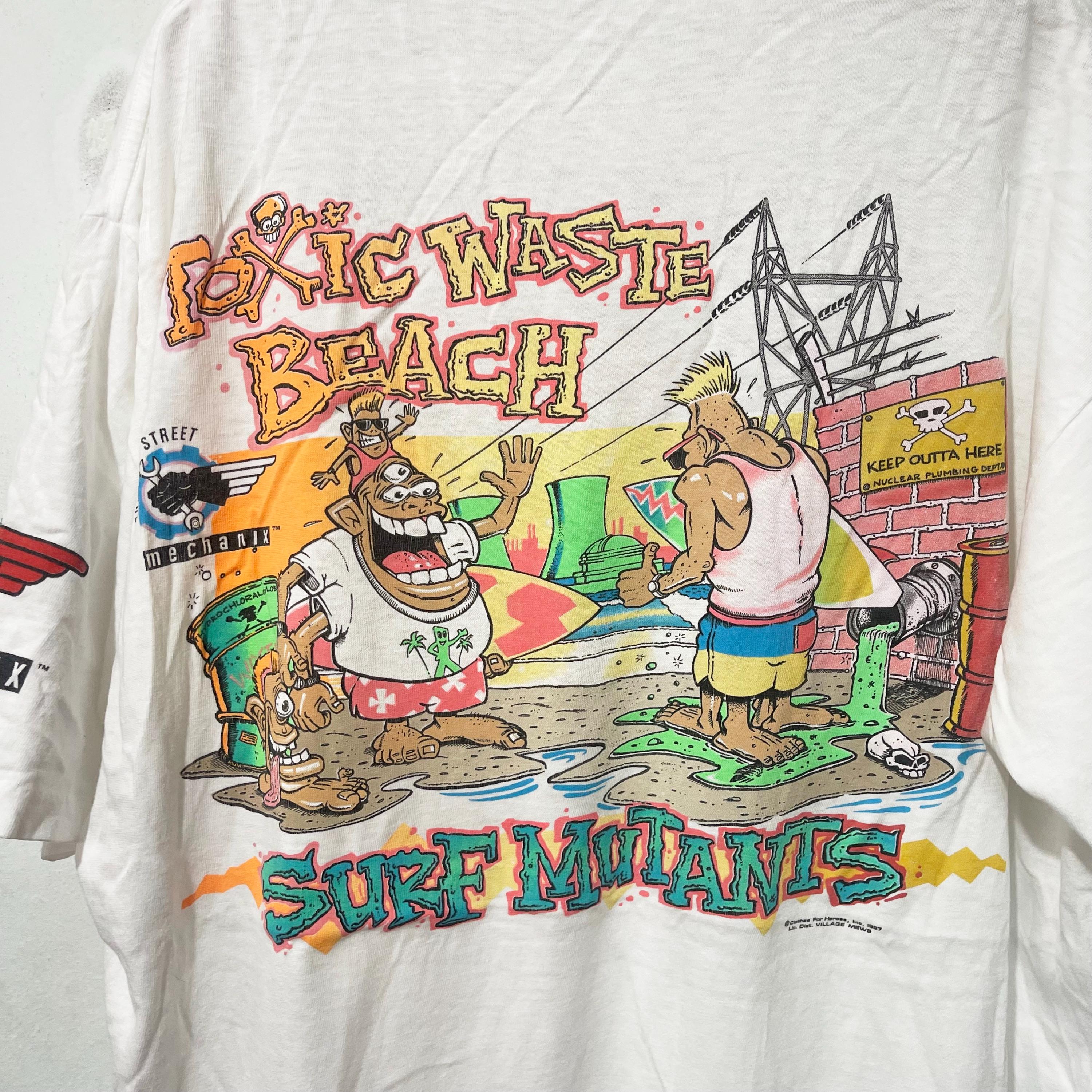 Vintage 80s Surf Mutants T-shirt Size XL - Etsy