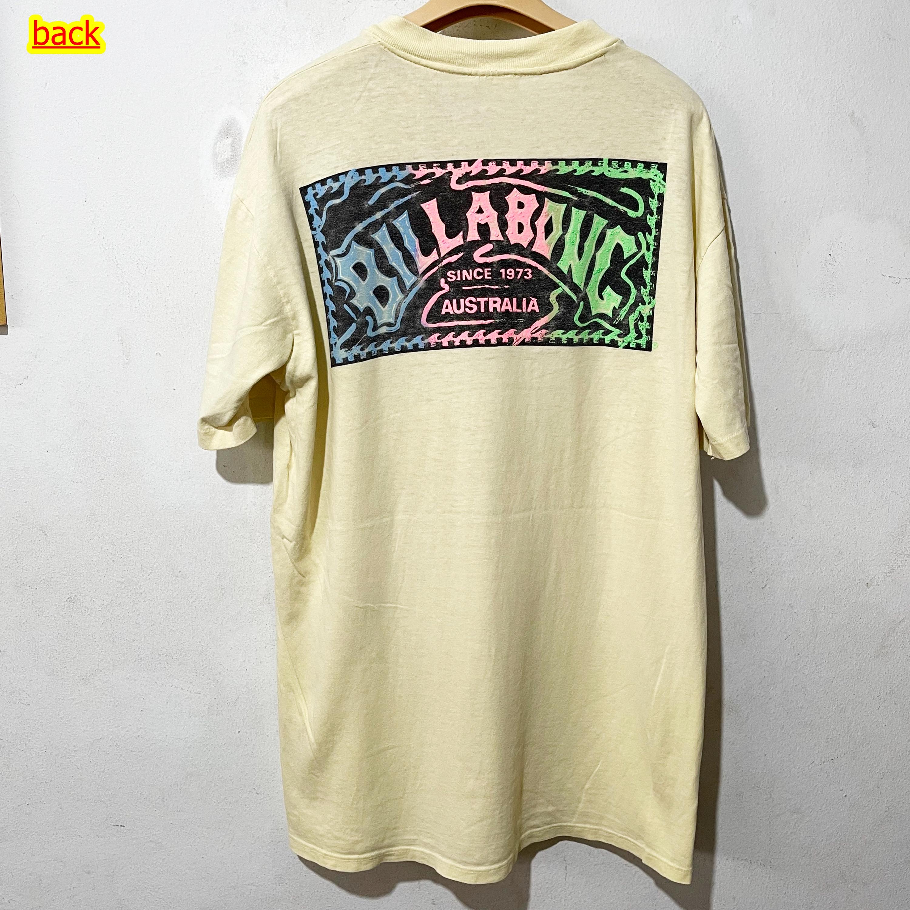 BILLABONG 90sヴィンテージTシャツ Vintage 90s Billabong Surf T-shirt Size L - Etsy