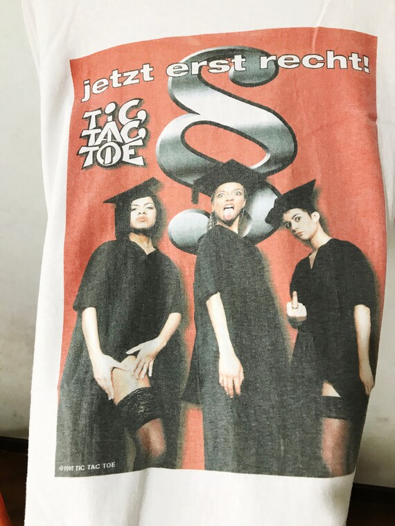 ヴィンテージ 1997 チックタックトー シャツ サイズ XL 90 年代ガール 