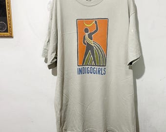 Vintage 1992 Indigo Girls Rite to Passage T Shirt Size XL (W
