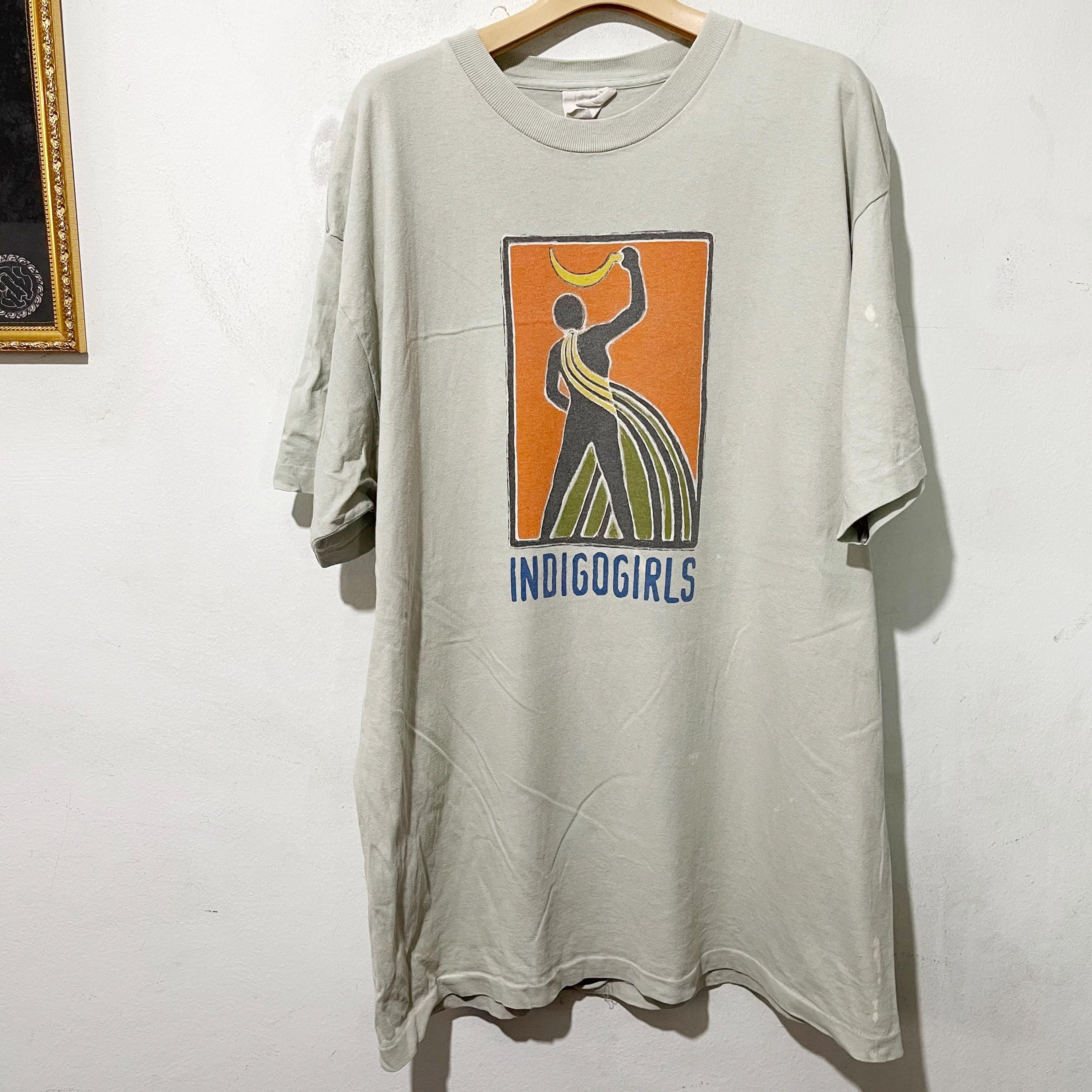 XL 90s USA製INDIGO GIRLS ビンテージ バンド Tシャツ Indigo Girls Band T-shirt White Cotton tee All Size S-5XL | eBay