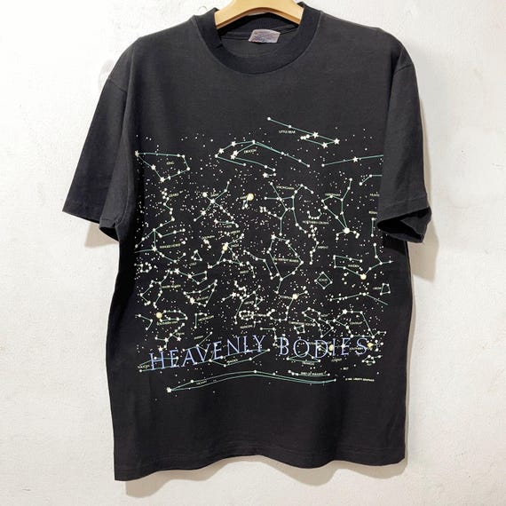90's HEAVENLY BODIES 星座Tシャツ シングルステッチ Vintage 90s Heavenly Bodies Galaxy T-shirt Size M - Etsy