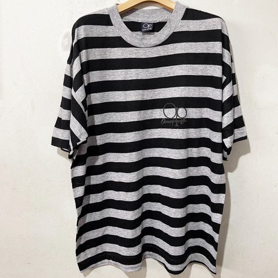 Vintage 90s OP Ocean Pacific Striped T-shirt Size XL - Etsy