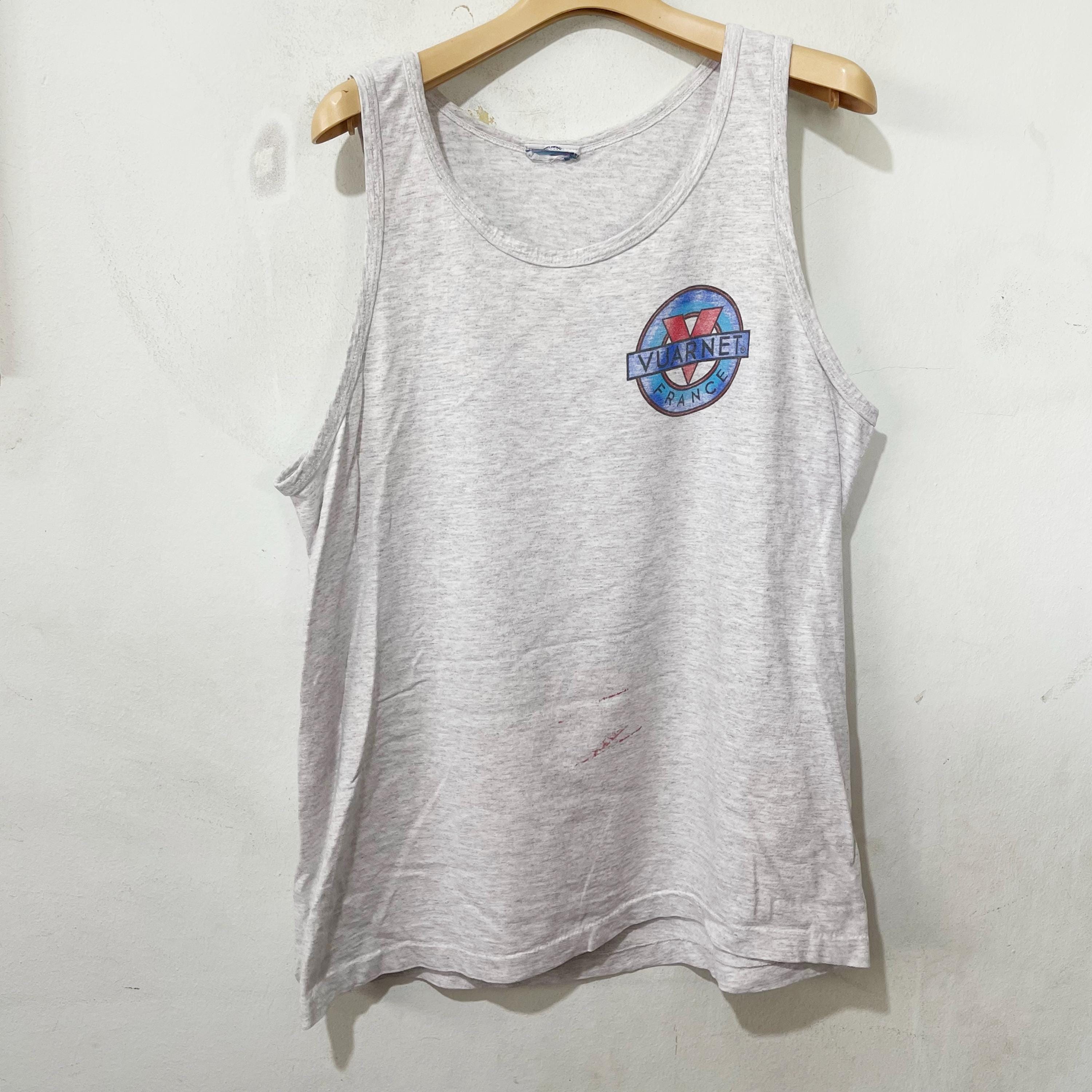 Vintage 90s Vuarnet France Surf Sportswear Tank Top Size M-L - Etsy