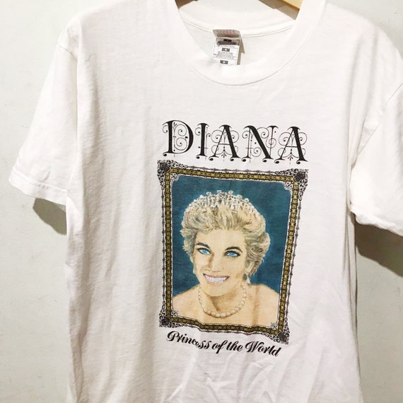 Vintage Diana Princess of Wales Shirt Size M Free