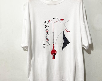 Vintage 1990s Santa Cruz Souvenir Tropical Threads T-shirt