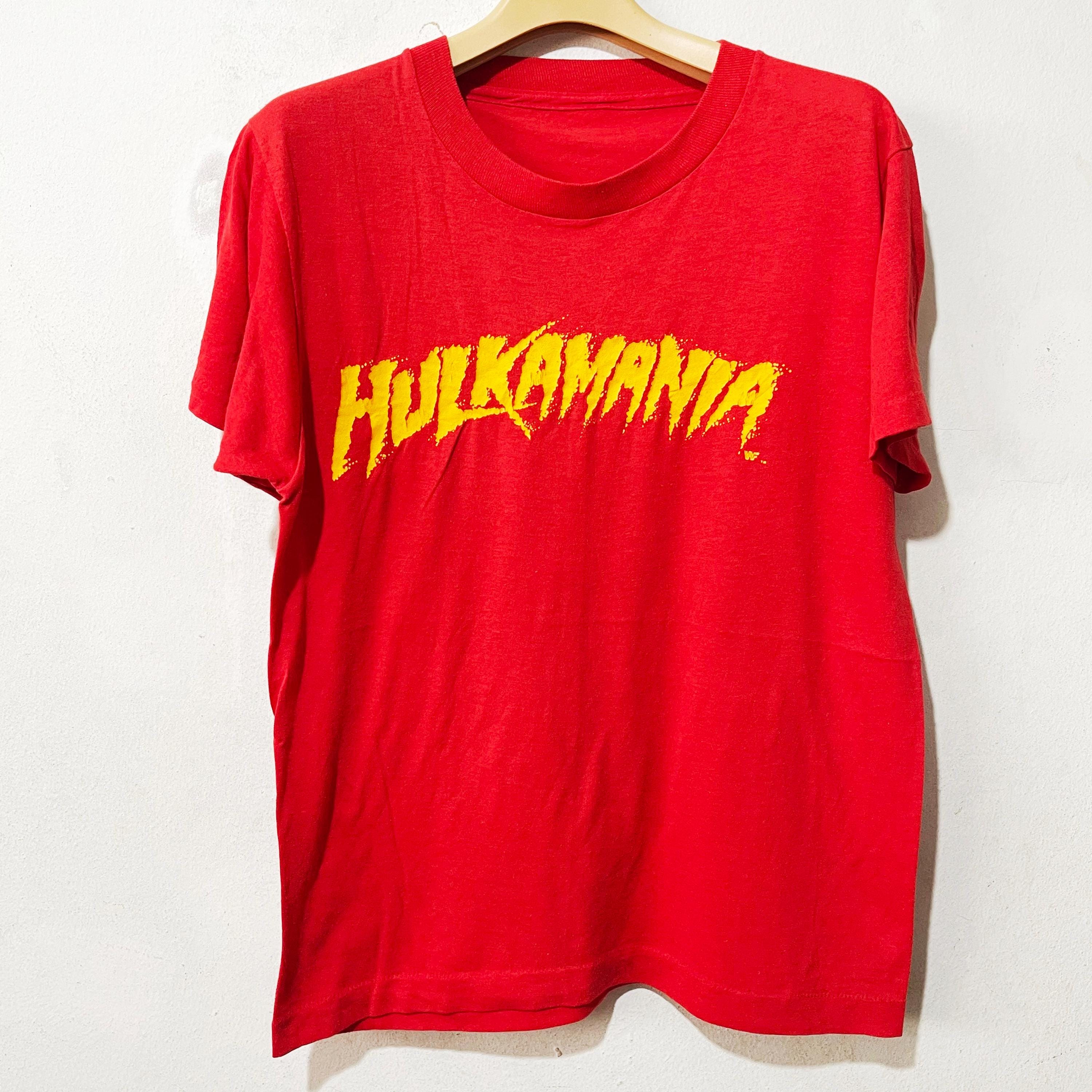 ヴィンテージ 80年代 ハルク・ホーガン ハルカマニア WWF Tシャツ
