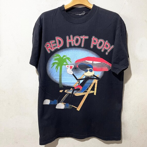 Vintage 90s Beaches Red Hot Pop T-shirt Size M - Etsy Israel