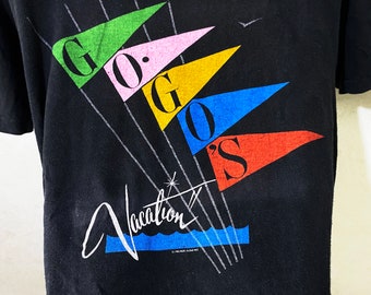 Vintage 1982 the Go Go's Vacation Tour T-shirt Size XS - Etsy