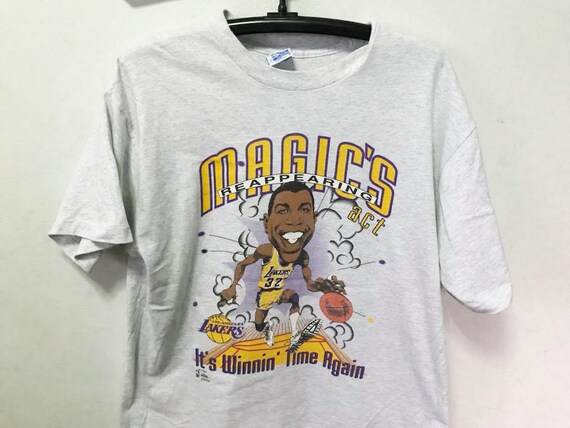 magic johnson vintage t shirt