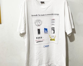Vintage 90s Computer Tech T-shirt Size XL - Etsy